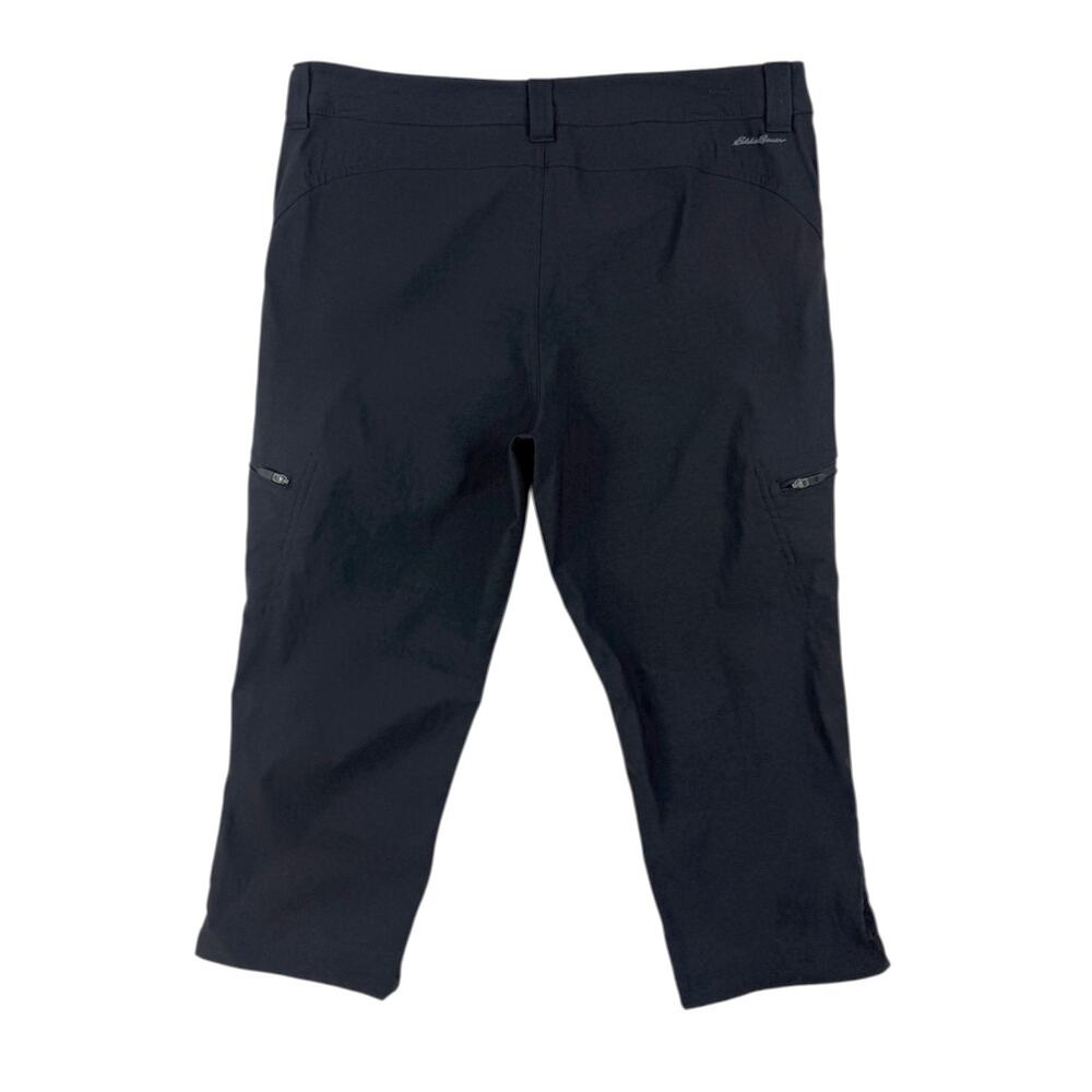 Eddie Bauer First Ascent Guide Pro Hiking Capris Womens 6 Black Cinch Hem - Picture 12 of 16
